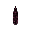 Aurora Crystal Point Back Fancy Stone Unfoiled - Raindrop 20x6MM CRYSTAL LACCQUER PEONY PINK #0401PPI
