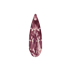 Aurora Crystal Point Back Fancy Stone Foiled - Raindrop 10x3MM LIGHT AMETHYST #6002