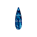 Aurora Crystal Point Back Fancy Stone Foiled - Raindrop 15x4MM SAPPHIRE #7026