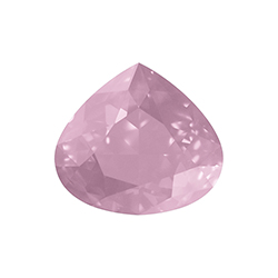 Aurora Crystal Point Back Fancy Stone Foiled - Wide Pear 15.5x14MM ROSE WATER OPAL #5205