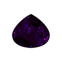 Aurora Crystal Point Back Fancy Stone Foiled - Wide Pear 15.5x14MM PURPLE VELVET #6023