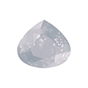 Aurora Crystal Point Back Fancy Stone Foiled - Wide Pear 15.5x14MM WHITE OPAL #0203