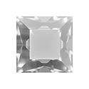 Aurora Crystal Point Back Fancy Stone Foiled - Square 04MM CRYSTAL #0001