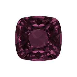 Aurora Crystal Point Back Fancy Stone Foiled - Square Antique 10x10MM AMETHYST #6021