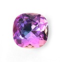 Aurora Crystal Point Back Fancy Stone Foiled - Square Antique 12x12MM HELIOTROPE #0001HEL
