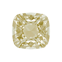 Aurora Crystal Point Back Fancy Stone Foiled - Square Antique 12x12MM JONQUIL #2001
