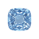 Aurora Crystal Point Back Fancy Stone Foiled - Square Antique 12x12MM LIGHT SAPPHIRE #7002