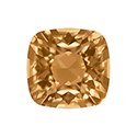 Aurora Crystal Point Back Fancy Stone Foiled - Square Antique 12x12MM SUNFLOWER #3013