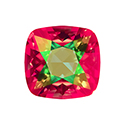 Aurora Crystal Point Back Fancy Stone Foiled - Square Antique 12x12MM VITRAIL MEDIUM #0001VM
