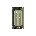 Aurora Crystal Point Back Fancy Stone Foiled - Baguette 04x2MM BLACK DIAMOND #1021