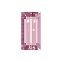 Aurora Crystal Point Back Fancy Stone Foiled - Baguette 10x3MM LIGHT ROSE #5002