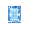 Aurora Crystal Point Back Fancy Stone Foiled - Baguette Step Cut 18x13MM LT SAPPHIRE #7002