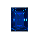 Aurora Crystal Point Back Fancy Stone Foiled - Baguette Step Cut 14x10MM MONTANA #7025

