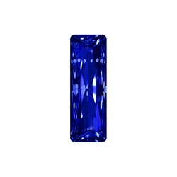 Aurora Crystal Point Back Fancy Stone Foiled - Princess Baguette 15X05MM CAPRI BLUE #7021