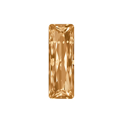 Aurora Crystal Point Back Fancy Stone Foiled - Princess Baguette 15X05MM LT COLORADO TOPAZ #3031