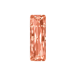 Aurora Crystal Point Back Fancy Stone Foiled - Princess Baguette 15X05MM PADPARADSCHA #4031