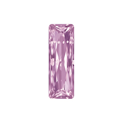 Aurora Crystal Point Back Fancy Stone Foiled - Princess Baguette 15X05MM ROSALINE #5004