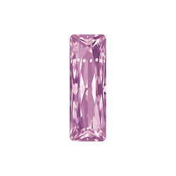 Aurora Crystal Point Back Fancy Stone Foiled - Princess Baguette 15X05MM VIOLET #6003
