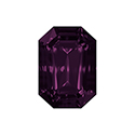 Aurora Crystal Point Back Fancy Stone Foiled - Cushion Octagon 08x6MM AMETHYST #6201
