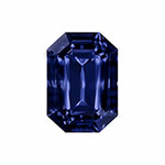 Aurora Crystal Point Back Fancy Stone Foiled - Cushion Octagon 14x10MM DARK INDIGO #7023