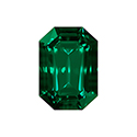 Aurora Crystal Point Back Fancy Stone Foiled - Cushion Octagon 18x13MM EMERALD #9021