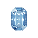 Aurora Crystal Point Back Fancy Stone Foiled - Cushion Octagon 14x10MM LIGHT SAPPHIRE #7002