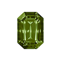 Aurora Crystal Point Back Fancy Stone Foiled - Cushion Octagon 14x10MM OLIVINE #9032
