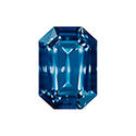 Aurora Crystal Point Back Fancy Stone Foiled - Cushion Octagon 14x10MM SAPPHIRE #7026