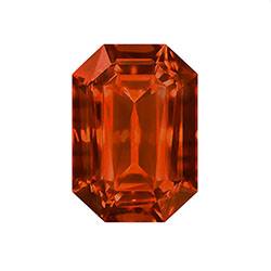 Aurora Crystal Point Back Fancy Stone Foiled - Cushion Octagon 14x10MM TANGERINE #3056