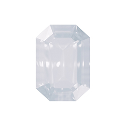 Aurora Crystal Point Back Fancy Stone Foiled - Cushion Octagon 14x10MM WHITE OPAL #0203
