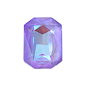 Aurora Crystal Point Back Fancy Stone unfoiled - Cushion Octagon 18x13MM CRYSTAL DELITE VIOLET #0401VIOLDEL
