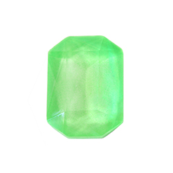 Aurora Crystal Point Back Fancy Stone unfoiled - Cushion Octagon 18x13MM CRYSTAL ELECTRIC GREEN #0401EGR

