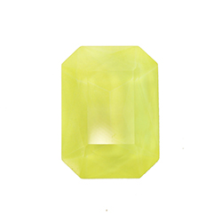Aurora Crystal Point Back Fancy Stone unfoiled - Cushion Octagon 18x13MM CRYSTAL ELECTRIC YELLOW #0401EYE
