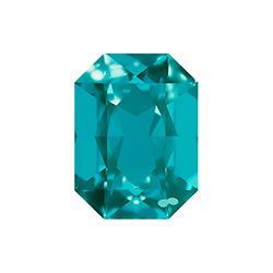 Aurora Crystal Point Back Fancy Stone Foiled - Cushion Octagon 18x13MM INDICOLITE #8032
