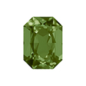 Aurora Crystal Point Back Fancy Stone Foiled - Cushion Octagon 18x13MM OLIVINE #9032