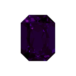 Aurora Crystal Point Back Fancy Stone Foiled - Cushion Octagon 18x13MM PURPLE VELVET #6023