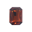 Aurora Crystal Point Back Fancy Stone Foiled - Cushion Octagon 18x13MM TANGERINE #3056