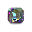 Aurora Crystal Point Back Fancy Stone Foiled - Square Octagon 18x18MM CRYSTAL AB #0001AB
