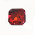 Aurora Crystal Point Back Fancy Stone Foiled - Square Octagon 23x23MM LIGHT SIAM #4002
