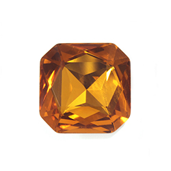 Aurora Crystal Point Back Fancy Stone Foiled - Square Octagon 23x23MM TOPAZ #2021