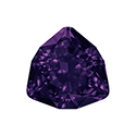 Aurora Crystal Point Back Fancy Stone Foiled - Trilliant 17MM AMETHYST #6021