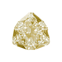 Aurora Crystal Point Back Fancy Stone Foiled - Trilliant 12MM JONQUIL #2001