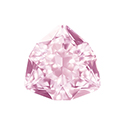 Aurora Crystal Point Back Fancy Stone Foiled - Trilliant 12MM LT ROSE #5002