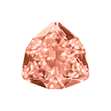 Aurora Crystal Point Back Fancy Stone Foiled - Trilliant 17MM PADPARADSCHA #4031
