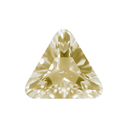 Aurora Crystal Point Back Fancy Stone Foiled - Triangle 23x23MM JONQUIL #2001
