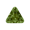 Aurora Crystal Point Back Fancy Stone Foiled - Triangle 23x23MM OLIVINE #9032