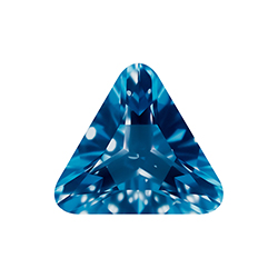 Aurora Crystal Point Back Fancy Stone Foiled - Triangle 10MM SAPPHIRE #7026