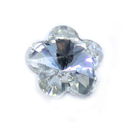 Aurora Crystal Point Back Fancy Stone Foiled - Flower 06MM CRYSTAL #0001