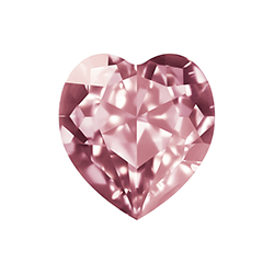 Aurora Crystal Point Back Fancy Stone Foiled - Heart 11x10MM LT AMETHYST #6002