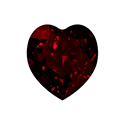 Aurora Crystal Point Back Fancy Stone Foiled - Heart 08.8x8MM SIAM #4022
